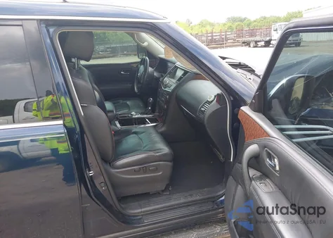 2017 Nissan Armada Platinum z USA, uszkodzony, nr VIN JN8AY2NC3H9505926